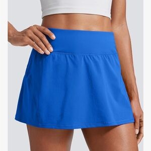 CRZ Yoga Tennis Skirt Royal Blue Size Medium